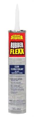 10 oz Rubber Flex Clear Caulk