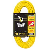 50' 14/3 Yellow Jacket Ext Cord