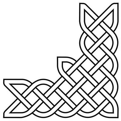 Celtic Knot Corner Piece