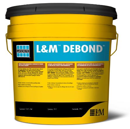 L&M Debond Form Release - 5 gal
