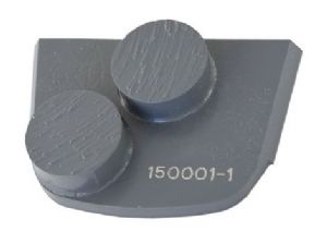 Lavina 120 Grit Double Button Gray Medium Concrete