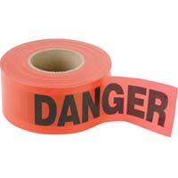 Roll Danger Tape 1000' - 2mil
