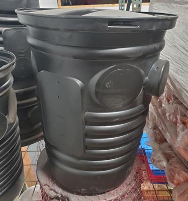 Sump Pump Pit with Slotted Lid