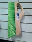 12^ Hand-Held Finshing Brush Green Nylon