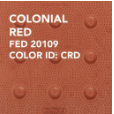 2'x5' Colonial Red Wet Set  ADA Panels