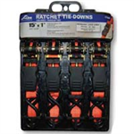 15' X1 ^ 4pk Ratchet Straps