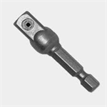 1/4^ Hex To 3/8^ Square Socket Adapter (Bulk)