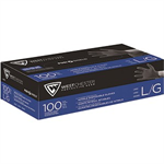 Box 5mil Large Black Nitrile Gloves