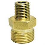 Male Screw Nipple M22M to 1/4^