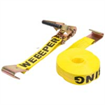 2^X27' Flat Hook Ratchet Tiedown