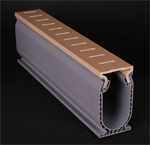 Frontier Deck Drain Pro Tan10 Ft